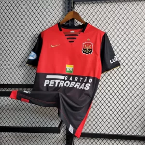 Camisa Flamengo Retrô 2008/2009 Nike - Masculina - Vermelha e preta