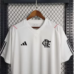 Camisa Flamengo Treino 23/24 Adidas Torcedor Masculino - Branca