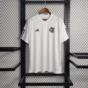 Camisa Flamengo Treino 23/24 Adidas Torcedor Masculino - Branca